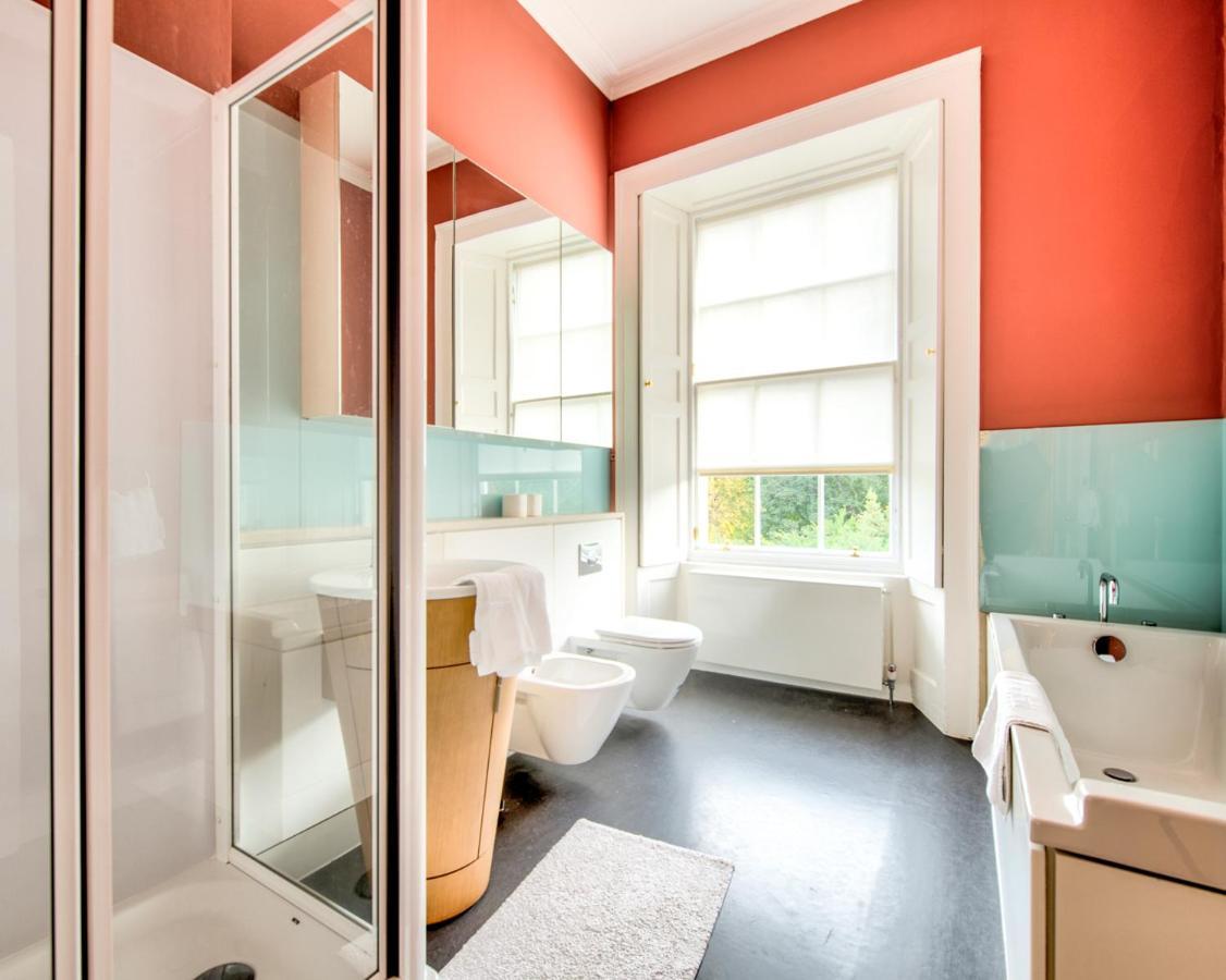 Beautiful City Centre Georgian 4 Bed Townhouse With Private Garden Edinburgh Bagian luar foto