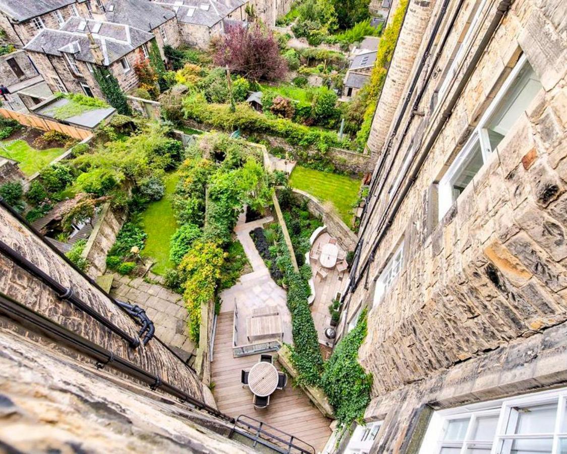 Beautiful City Centre Georgian 4 Bed Townhouse With Private Garden Edinburgh Bagian luar foto